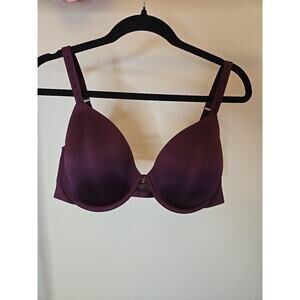 Savage x Fenty Women's Burgundy Full Coverage Lined Underwire Bra 38DDD